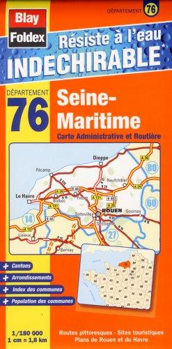 76 seine-maritime carte administrative et routi re