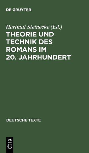 Theorie und Technik des Romans im 20. Jahrhundert (Deutsche Texte)