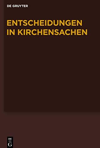 Entscheidungen in Kirchensachen seit 1946, Band 68, 1.7.2016-31.12.2016