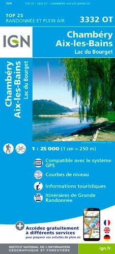 Chambéry - Aix-les-Bains 1 : 25 000: Lac du Bourget