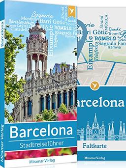 Reiseführer Barcelona - Der Stadtreiseführer | Mit 50 Sehenswürdigkeiten, Faltkarte & Metroplan | Miramar Verlag