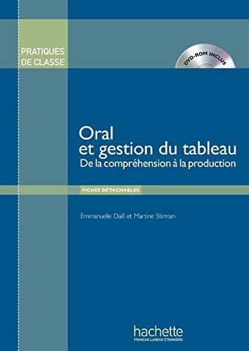 Oral et gestion du tableau : de la compréhension à la production : fiches détachables