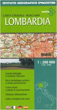 Lombardia 1:200 000. Ediz. multilingue