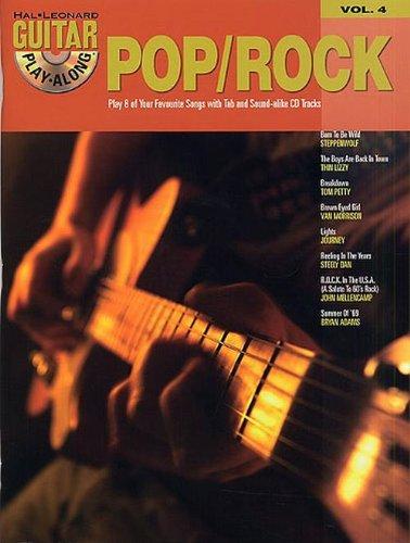 Guitar Play-Along Volume 4 Pop/Rock Tab Book/Cd