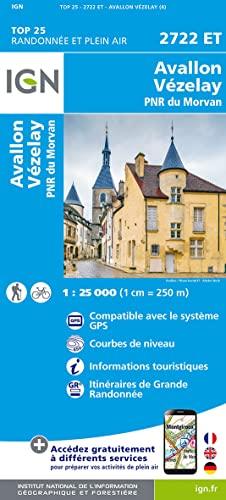 Avallon Vezelay 1:25 000