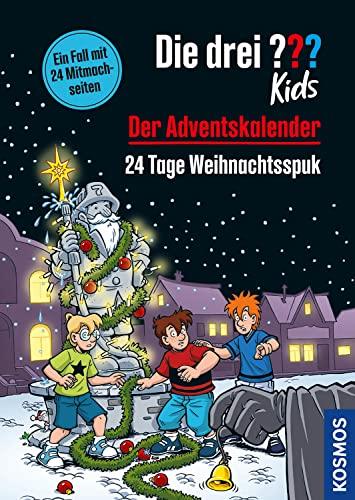 Die drei ??? Kids, Der Adventskalender: 24 Tage Weihnachtsspuk. Extra: Stickerbogen