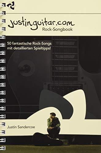 Justinguitar.com - Das Rock-Songbook: Noten, Sammelband für Gitarre