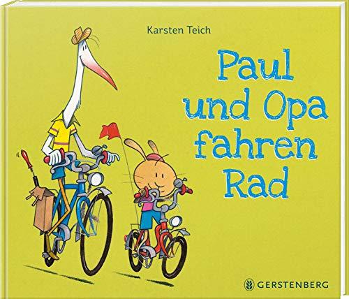 Paul und Opa fahren Rad