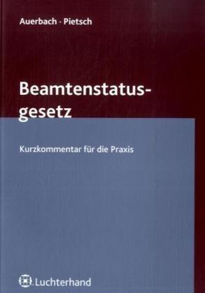 Handbuch zum Beamtenstatusgesetz