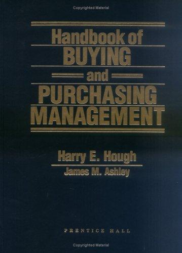 Handbook of Buying and Purchasing Management