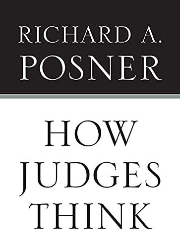 How Judges Think (Pims - Polity Immigration and Society Series)