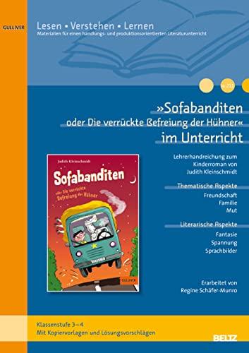 »Sofabanditen oder die verrückte Befreiung der Hühner« im Unterricht: Lehrerhandreichung zum Kinderoman von Judith Kleinschmidt (Klassenstufe 3-4, mit Kopiervorlagen)