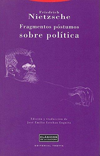 Fragmentos póstumos sobre política (Clásicos de la Cultura)