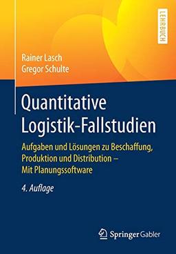 Quantitative Logistik-Fallstudien: Aufgaben und Lösungen zu Beschaffung, Produktion und Distribution – Mit Planungssoftware