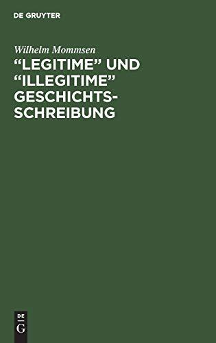 ”Legitime” und “illegitime” Geschichtsschreibung: Eine Auseinandersetzung mit Emil Ludwig