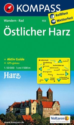 Östlicher Harz: Wanderkarte mit Aktiv Guide und Radwegen. GPS-genau. 1:50000