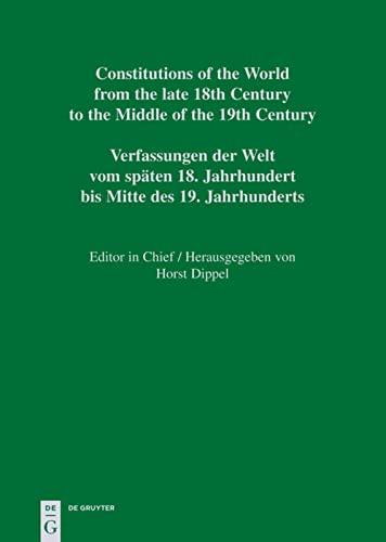 Constitutional Documents of Colombia and Panama 1793–1853 (Constitutions of the World from the late 18th Century to the Middle of the 19th Century. The Americas)