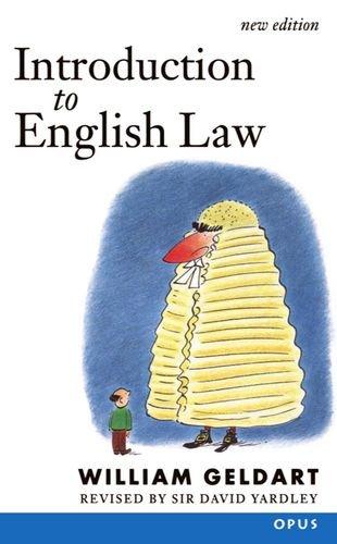 Introduction to English Law (Originally Elements of English Law)