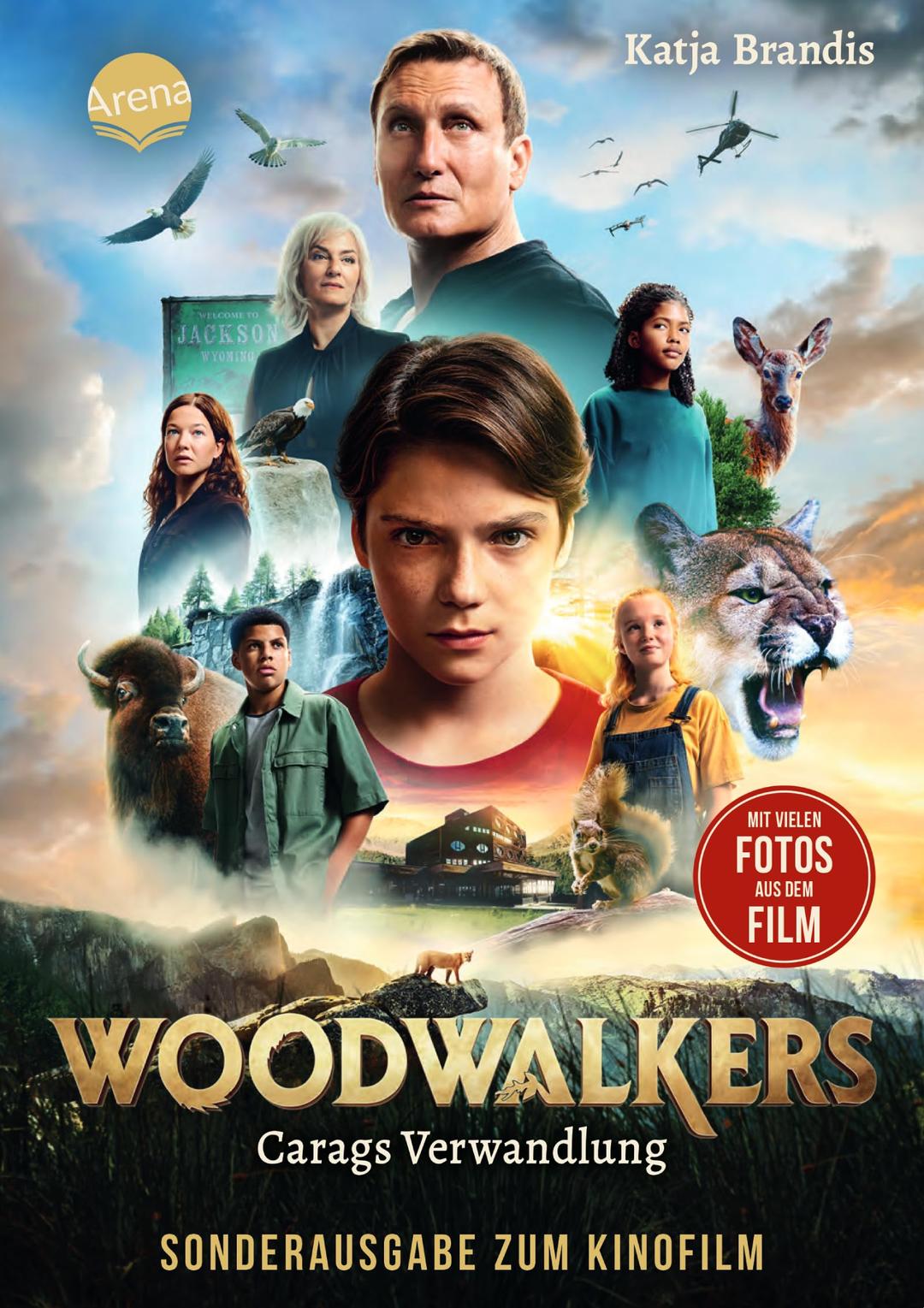 Woodwalkers (1). Carags Verwandlung (Filmausgabe): Das Buch zum „Woodwalkers“-Kinofilm rund um den Pumajungen Carag und die Gestaltwandler-Schule Clearwater High von Bestseller-Autorin Katja Brandis