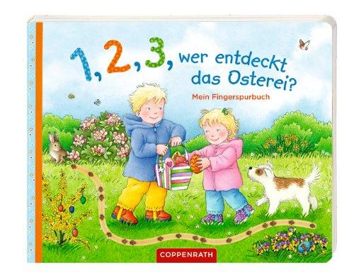 1,2,3, wer entdeckt das Osterei?: Mein Fingerspurbuch