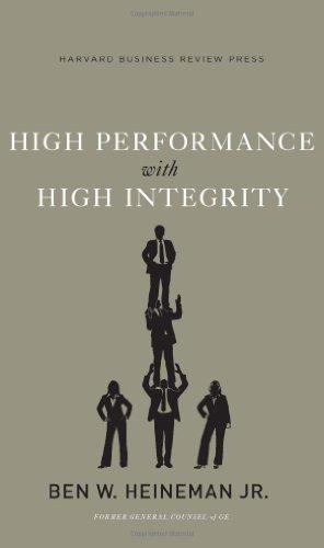 High Performance with High Integrity (Memo to the CEO)