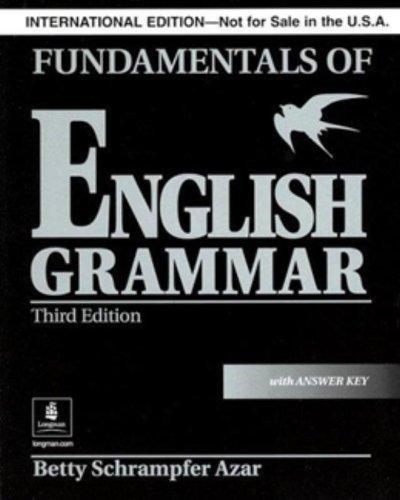 Fundamentals of English Grammar (Azar)