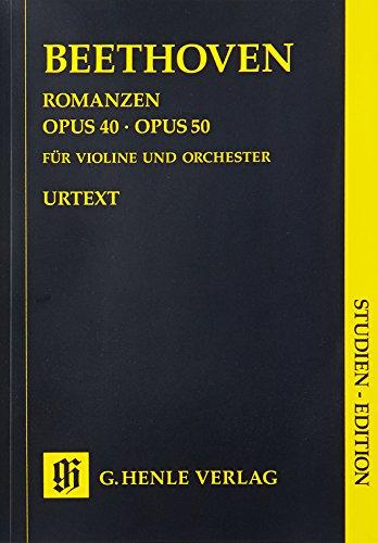 Violinromanzen G-dur op. 40 und F-dur op. 50. Violine, Orchester; Studien-Edition