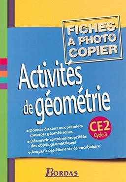 Activités de géométrie CE2 Cycle 3 : Fiches à photocopier