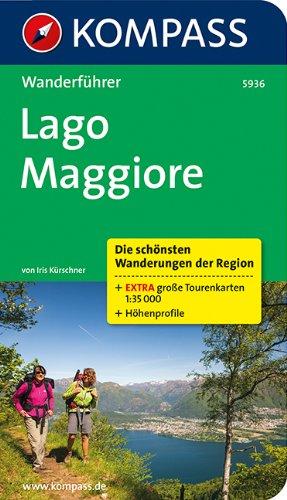 Lago Maggiore: Wanderführer mit Tourenkarten und Höhenprofilen