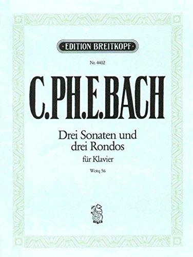 Die sechs Sammlungen 2.: Claviersonaten nebst einigen Rondos für das Forte-Piano Wq 56/1-6 - Breitkopf Urtext (EB 4402)