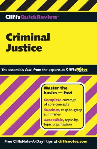 Criminal Justice (Cliffs Quick Review)