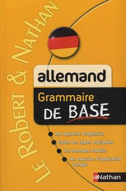 Allemand, grammaire de base