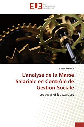 L'analyse de la masse salariale en contrôle de gestion sociale