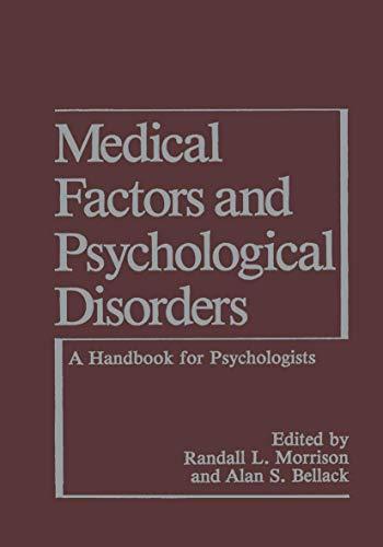 Medical Factors and Psychological Disorders: A Handbook For Psychologists