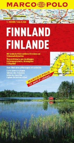 MARCO POLO Länderkarte Finnland 1:850.000