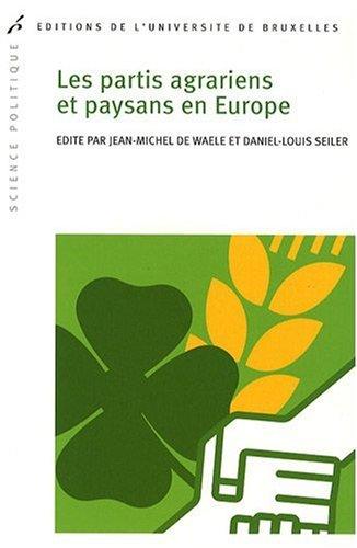 Les partis agrariens et paysans en Europe