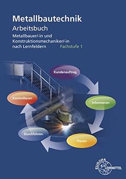 Metallbautechnik Arbeitsbuch Fachstufe 1: für Metallbauer/-in und Konstruktionsmechaniker/-in nach Lernfeldern