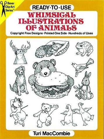 Ready-To-Use Whimsical Illustrations of Animals (Dover Clip-Art Series)