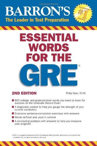 Barron's Essential Words for the GRE