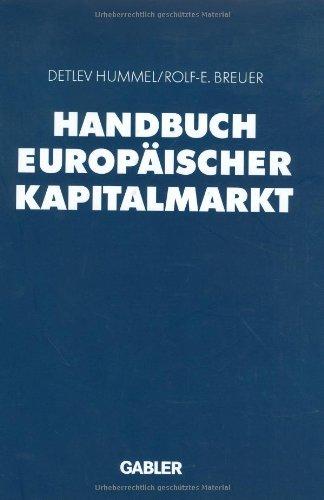 Handbuch Europäischer Kapitalmarkt