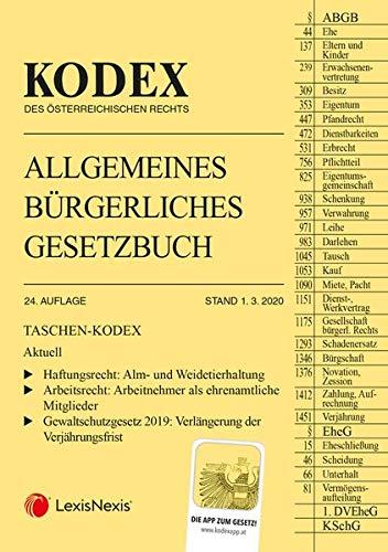 Taschen-Kodex ABGB 2020