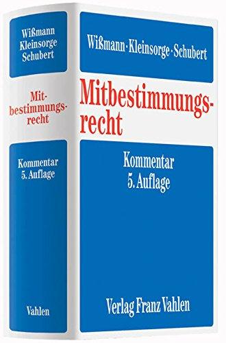 Mitbestimmungsrecht: Mitbestimmungsgesetz, Montan-Mitbestimmung, Drittelbeteiligungsgesetz, Mitbestimmung auf europäischer Ebene