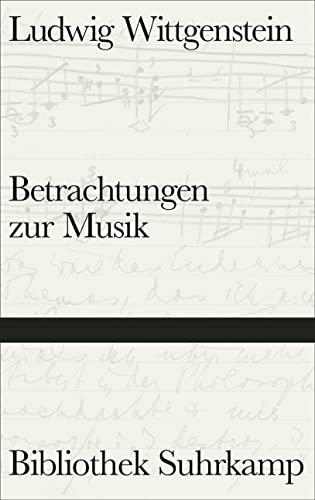 Betrachtungen zur Musik (Bibliothek Suhrkamp)