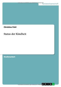 Status der Kindheit