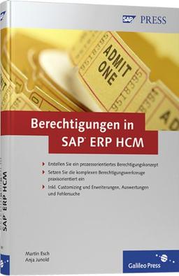 Berechtigungen in SAP ERP HCM: Konzeption, Implementierung, Betrieb (SAP PRESS)