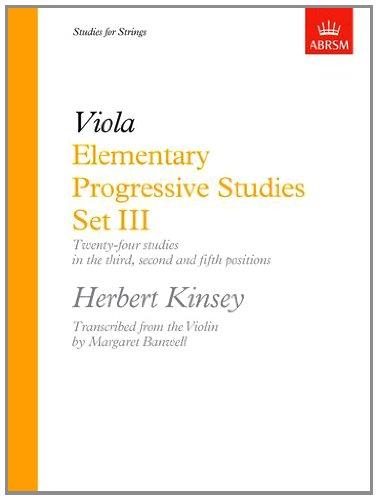 Elementary Progressive Studies, Set III for Viola (Elementary Progressive Studies (ABRSM))