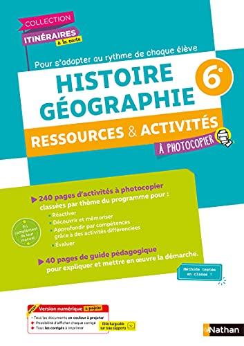 Histoire géographie 6e : ressources & activités à photocopier