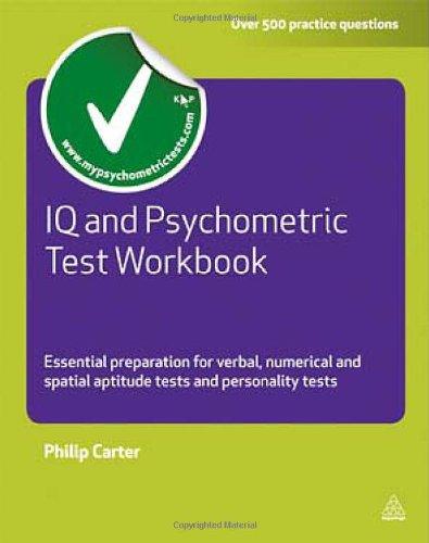 IQ and Psychometric Test Workbook (Testing Series)