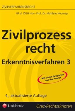 Zivilverfahrensrecht - Zivilprozeßrecht Erkenntnisverfahren 3