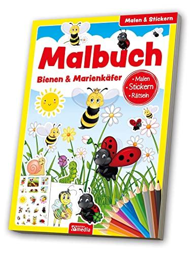 Malbuch Bienen & Marienkäfer